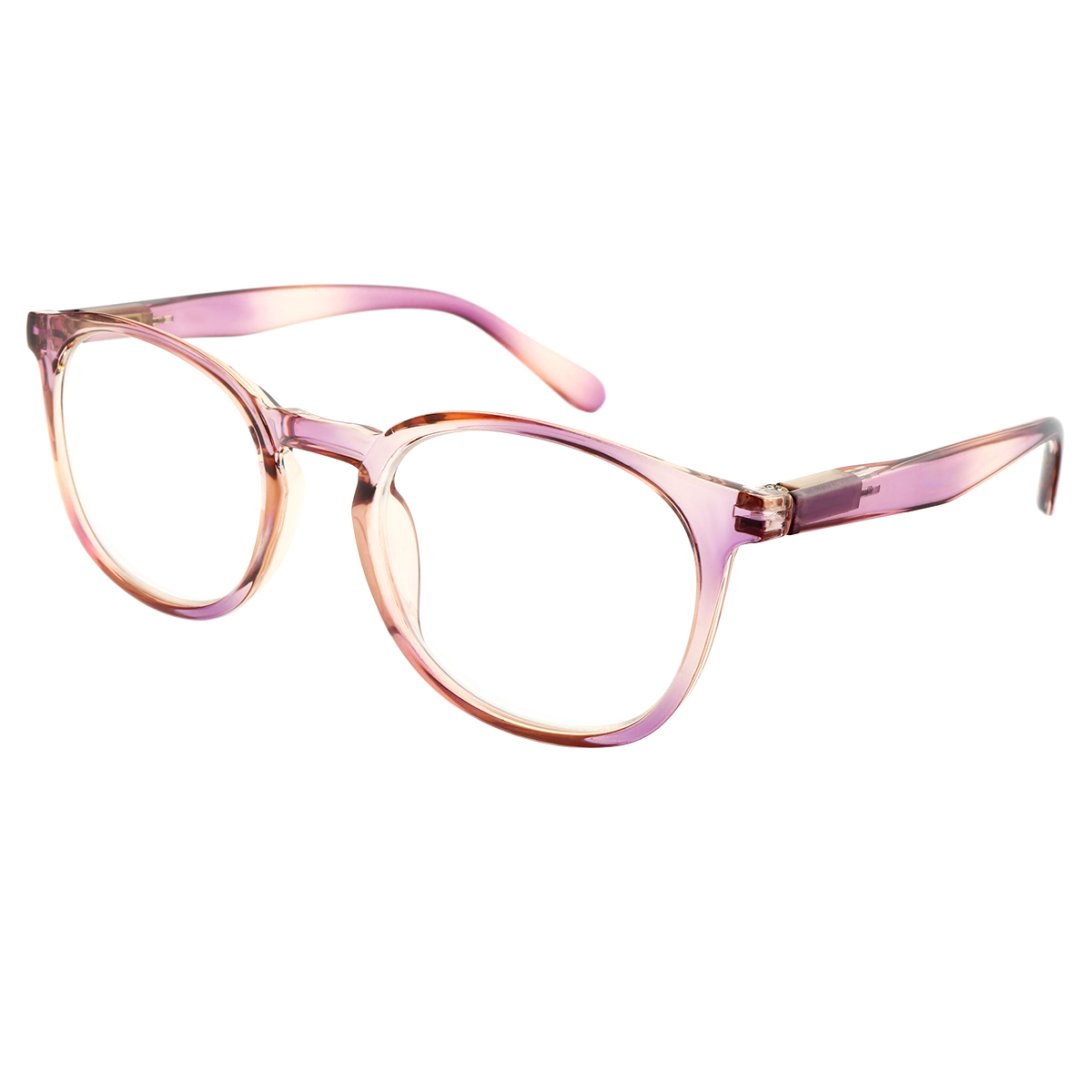 Gina - Square Pink Reading Glasses for Women