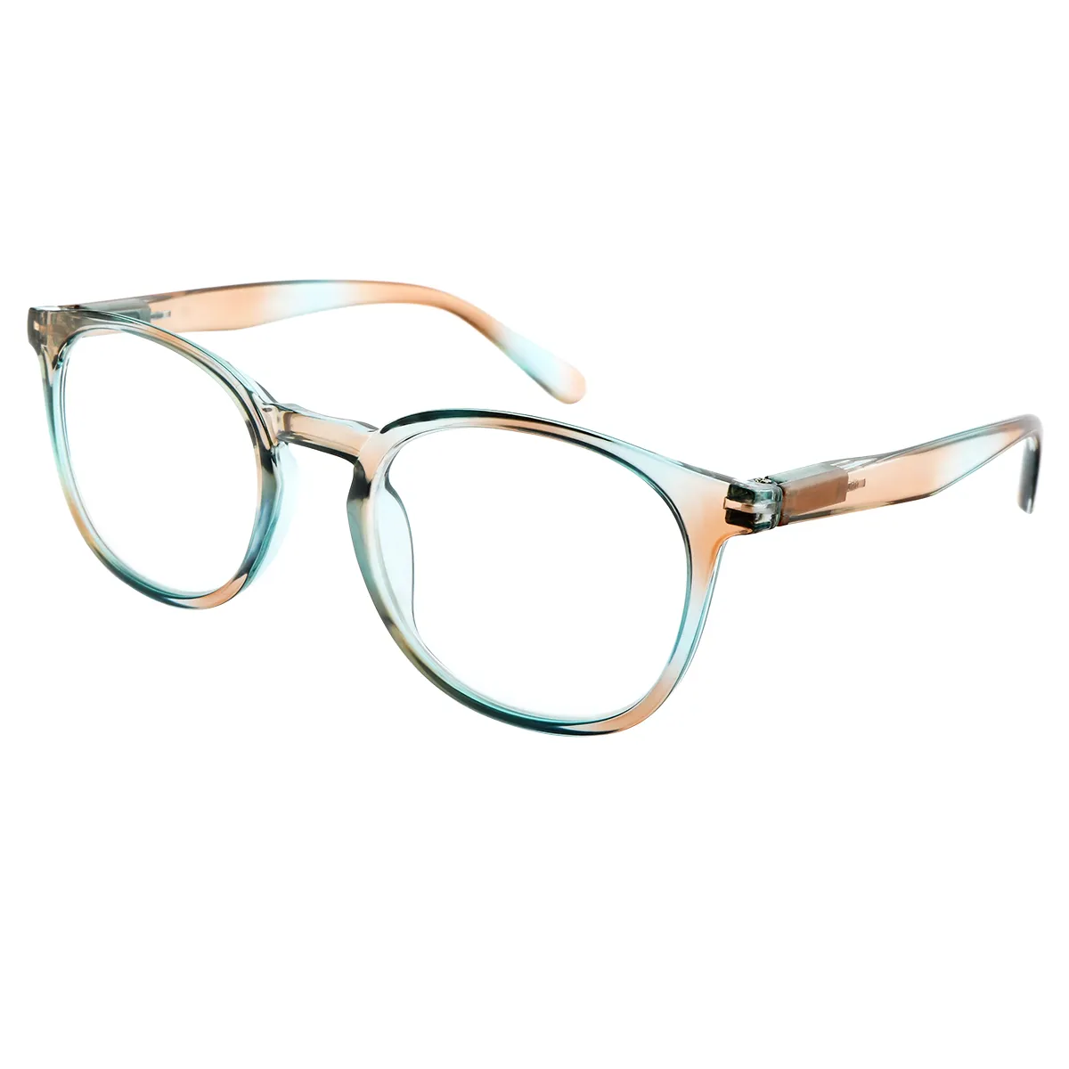 Fashion Square Blue Reading Glasses for Women