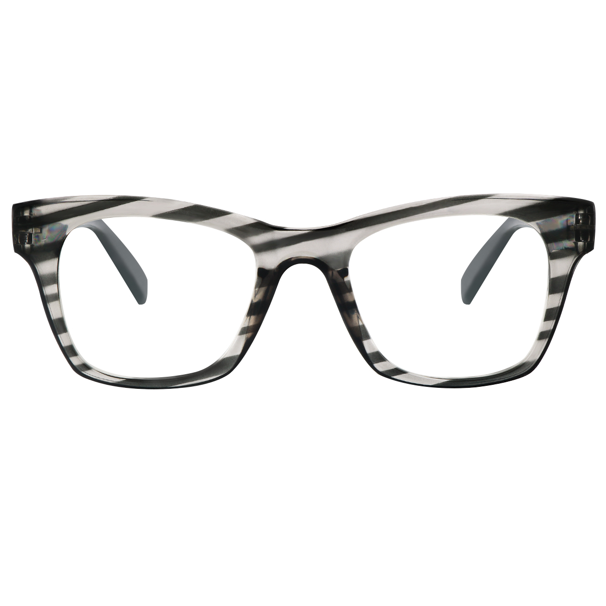 Fashion Rectangle Black  Reading Glasses for Women & Men