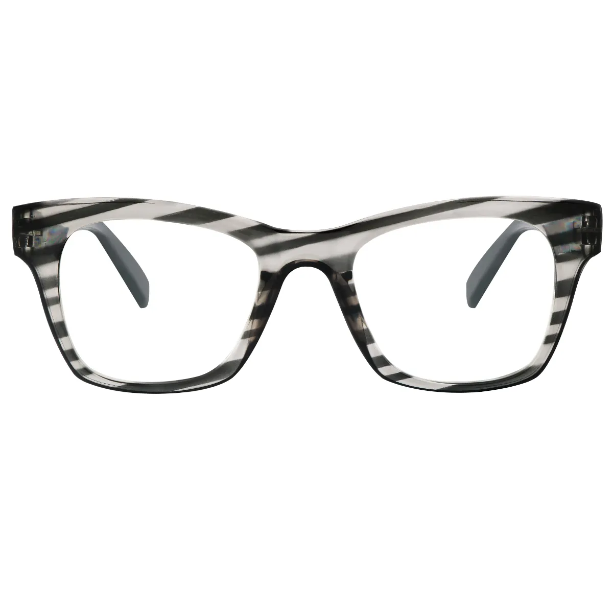 Hayley - Rectangle Black Reading glasses for Men & Women