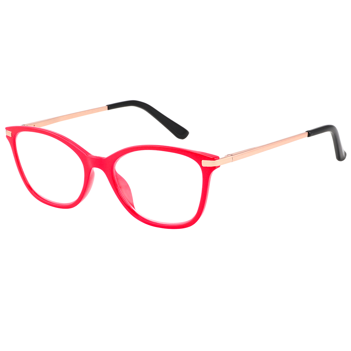 Bengal - Cat-eye Red Reading Glasses for Women