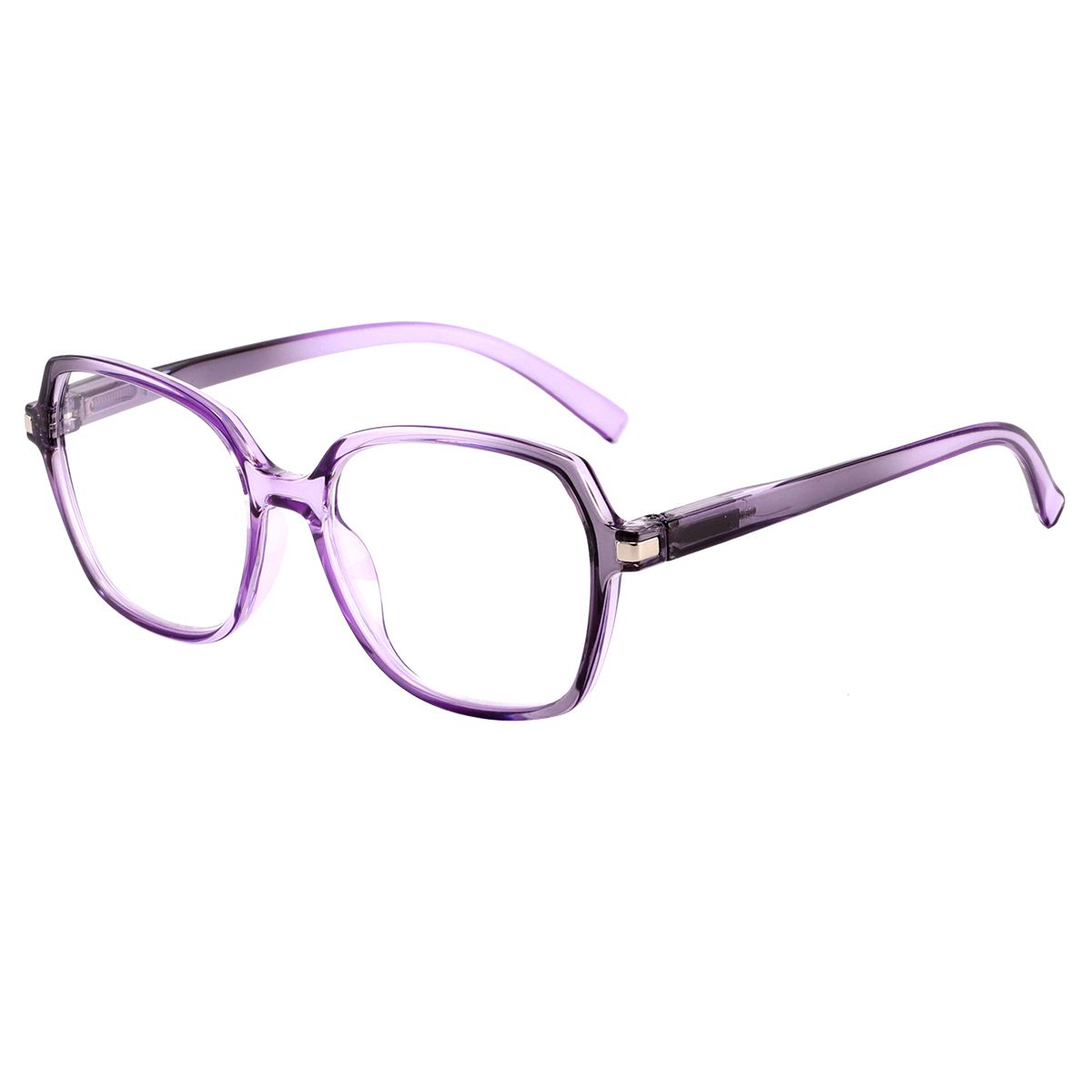 Scallabis - Square Purple Reading Glasses for Men & Women