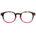 Juliet - Round Red Reading Glasses for Women