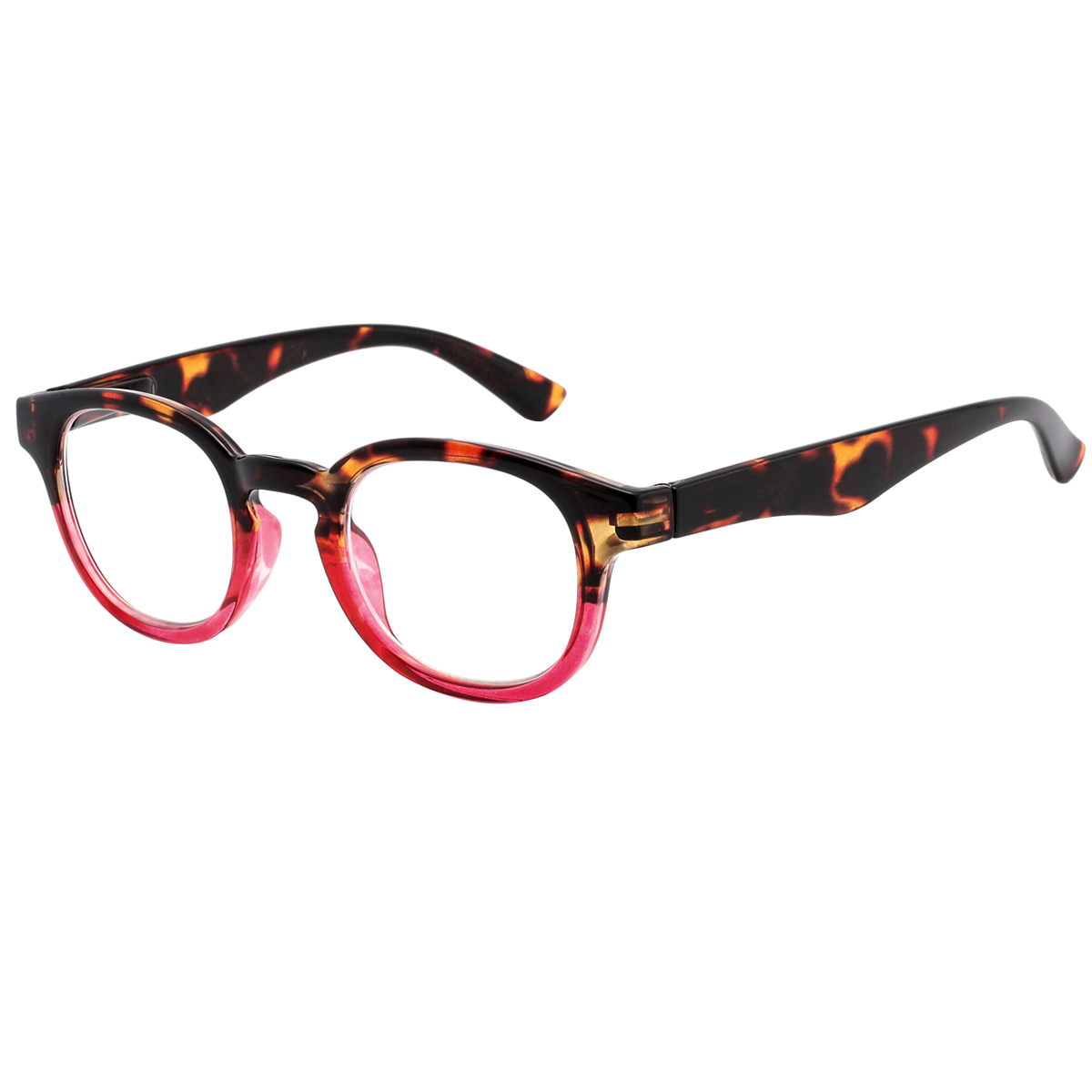 Juliet - Round Red Reading Glasses for Women