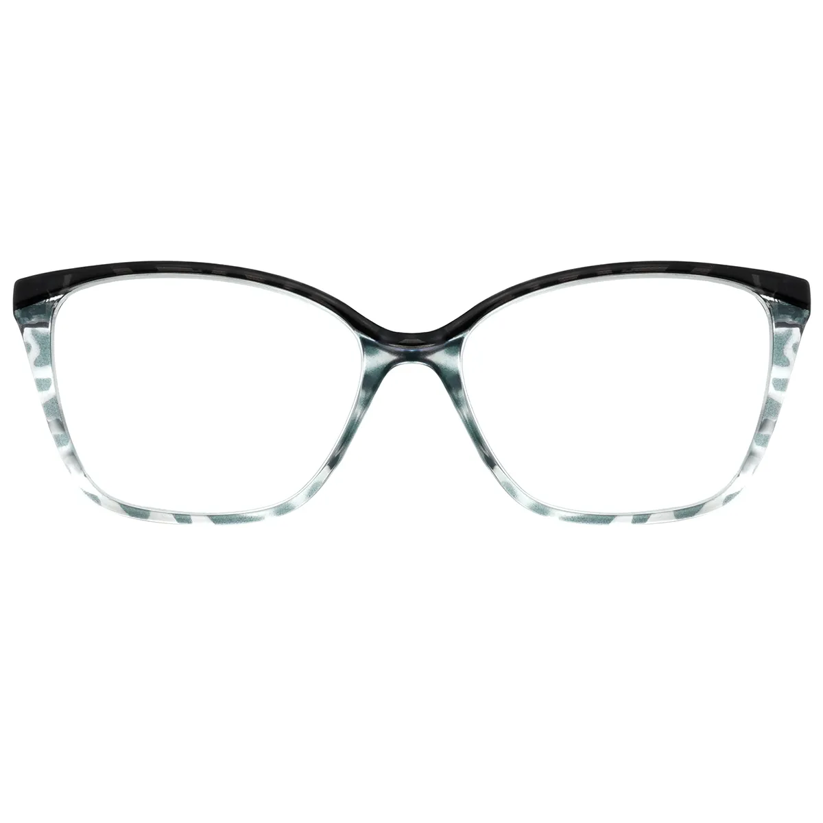 Fashion Browline Black  Reading Glasses for Women & Men