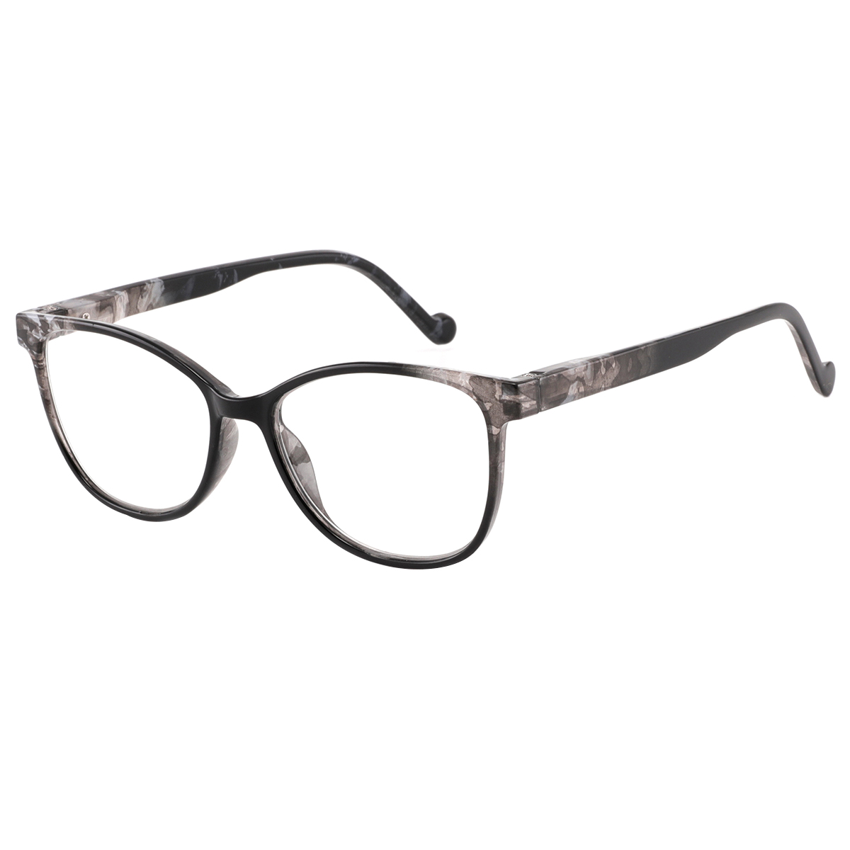 Campania - Cat-eye Gray Reading Glasses for Women