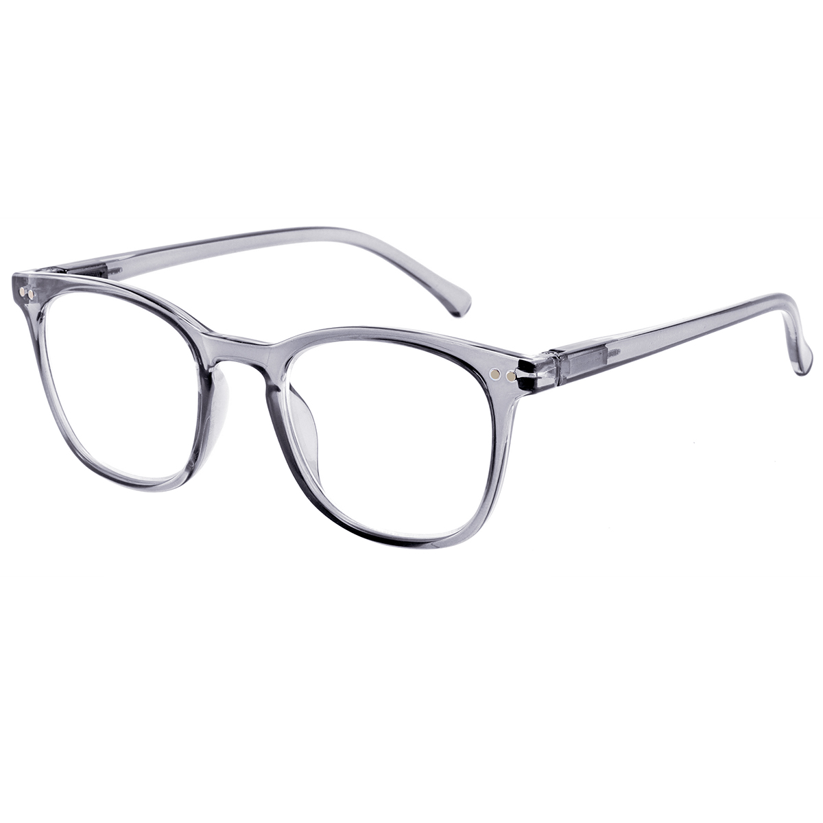 Tarentum - Square Gray Reading Glasses for Men & Women