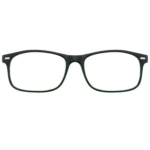 Elymais - Rectangle Green Reading glasses for Men & Women