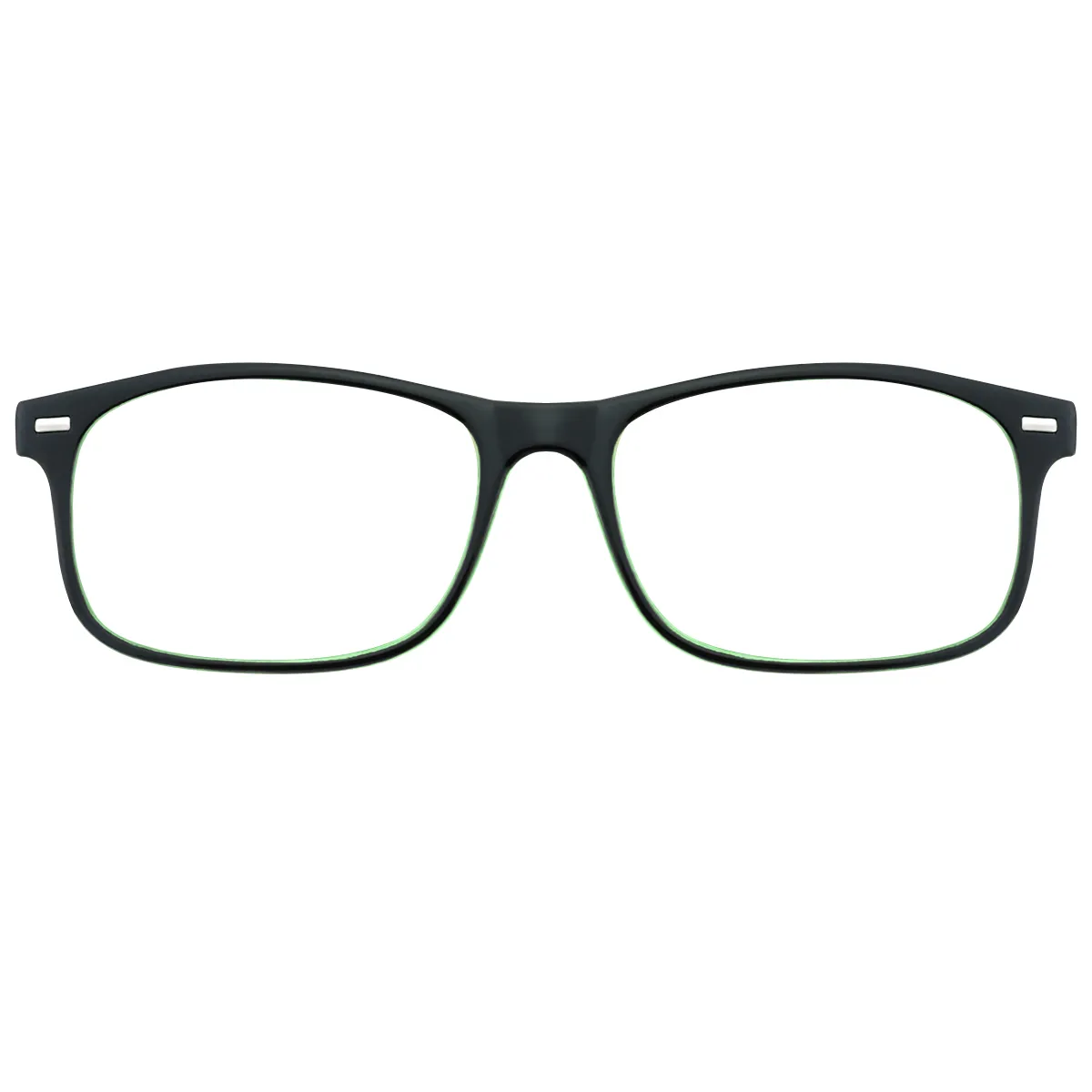 Elymais - Rectangle Green Reading glasses for Men & Women