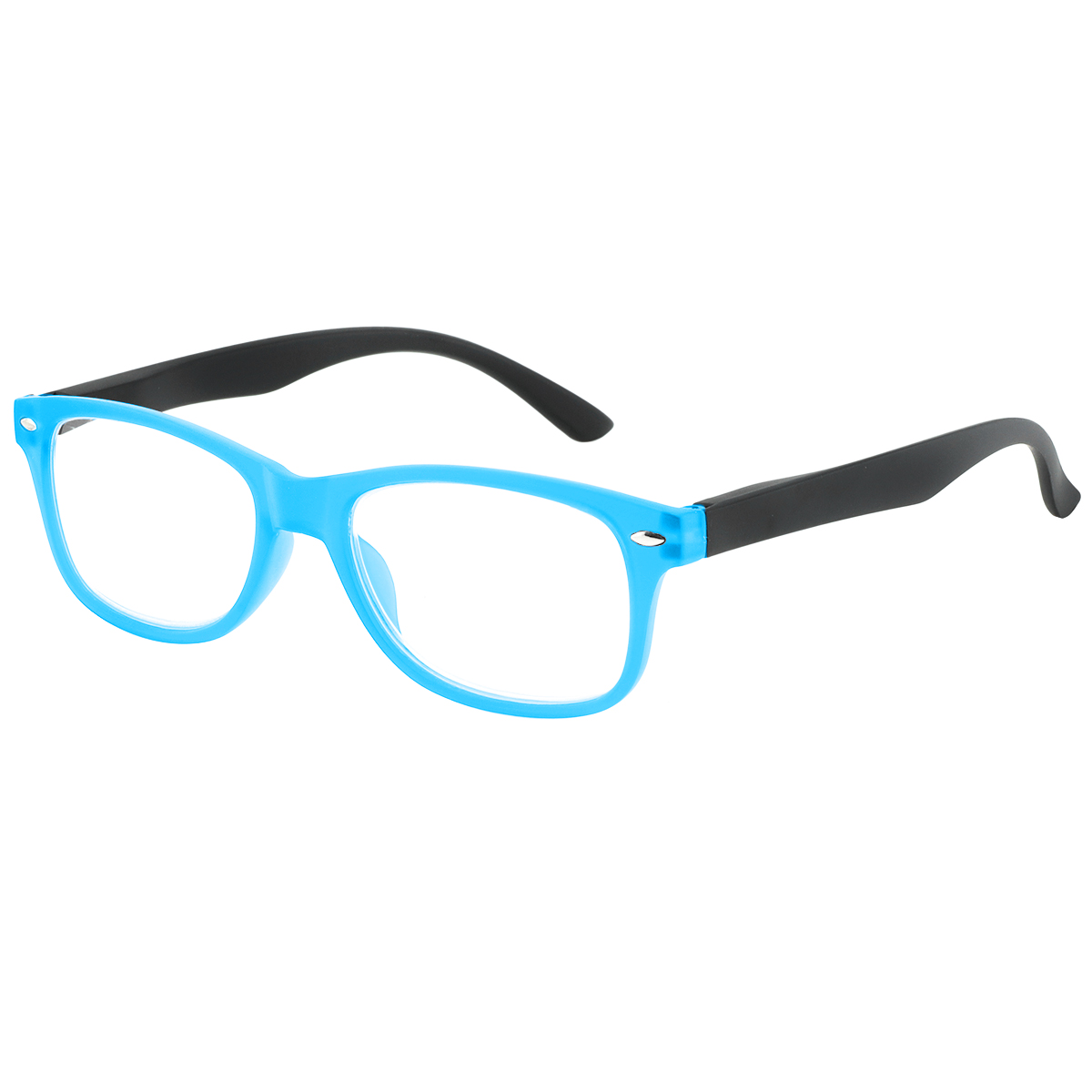 Lege - Rectangle Blue Reading Glasses for Men & Women