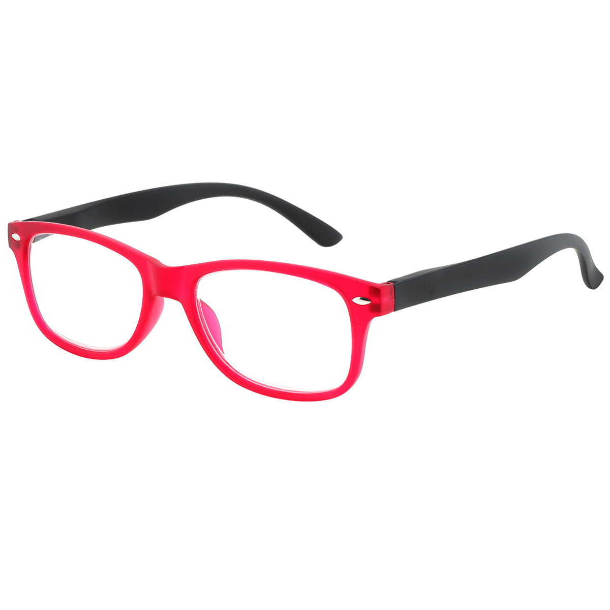 Lege - Rectangle Red Reading Glasses for Men & Women