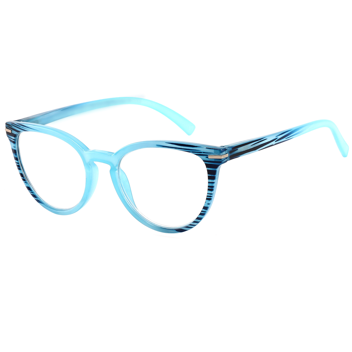 Mogul - Cat-eye Blue Reading Glasses for Women