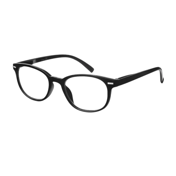 oval black reading glasses