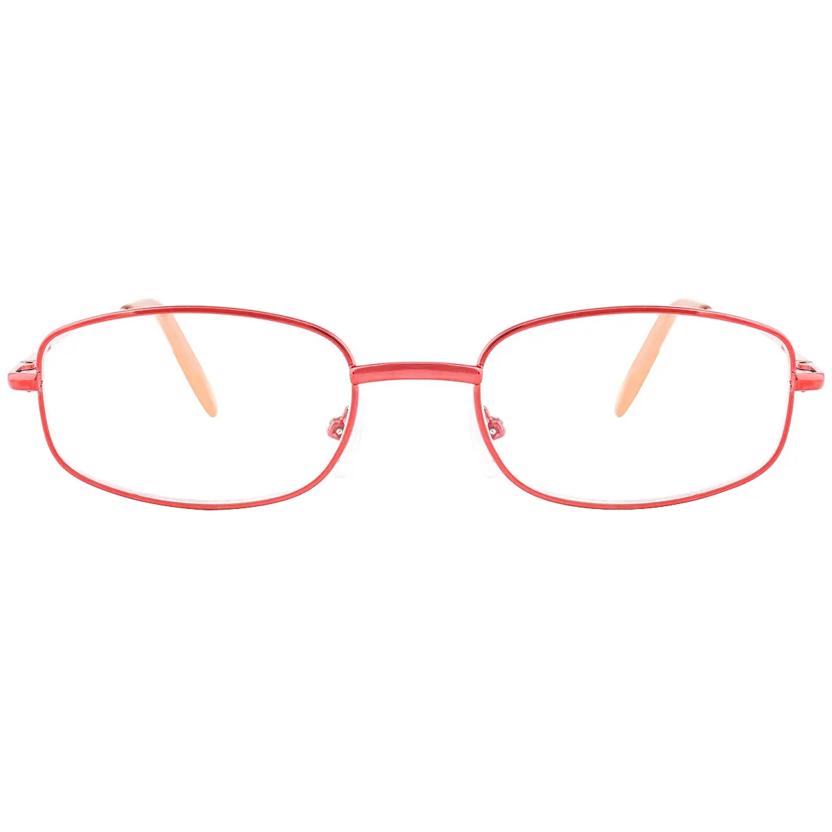 Callpidae - Oval Red Reading glasses for Men & Women