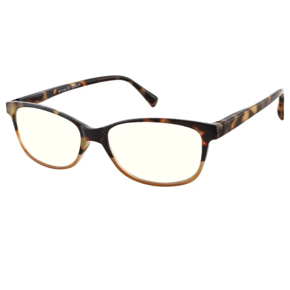 rectangle tawny-demi reading glasses