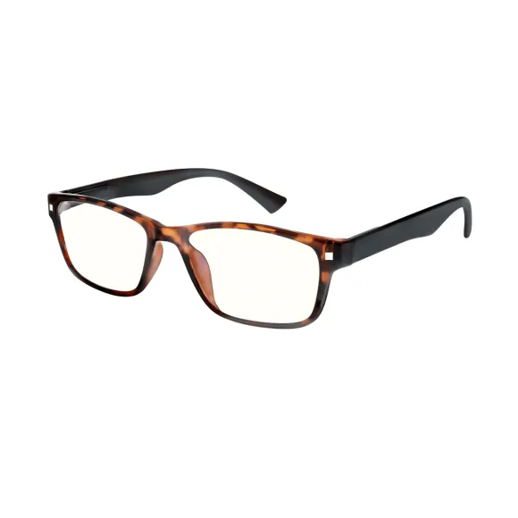 rectangle tortoiseshell reading glasses