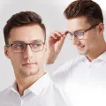Tabiti - Browline Matt-Brown Reading Glasses for Men