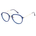 Alcott - Aviator Blue Reading Glasses for Men & Women