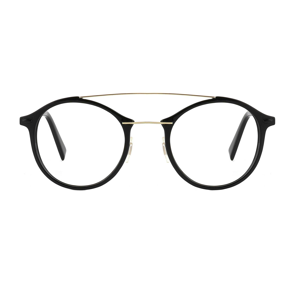 Fashion Round Black-Gold  Reading Glasses for Women & Men