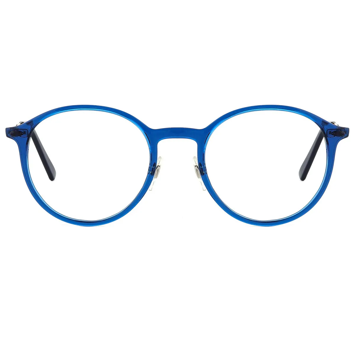 Classic Oval Gold-Blue  Reading Glasses for Women & Men