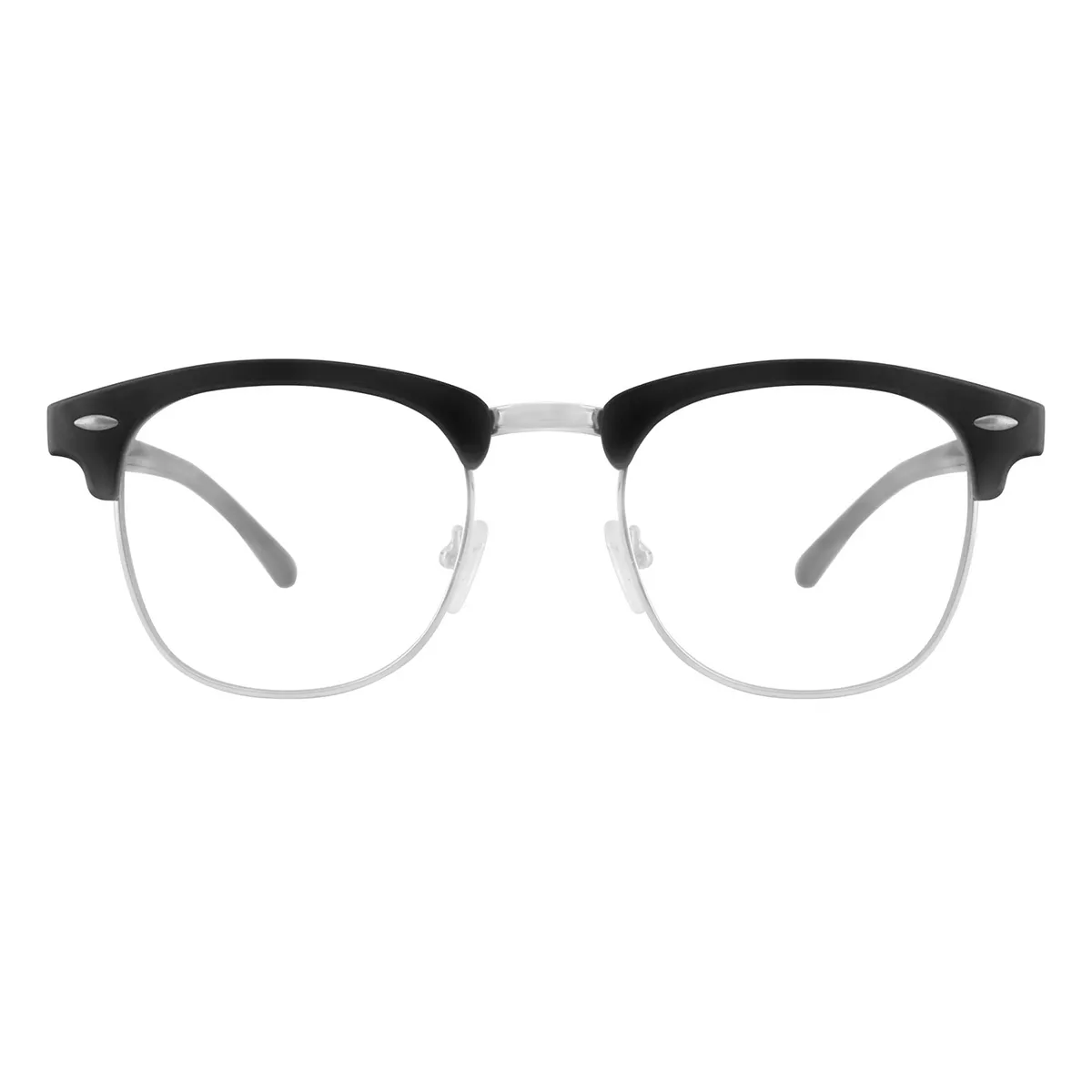 Business Browline Transparent  Reading Glasses for Women & Men