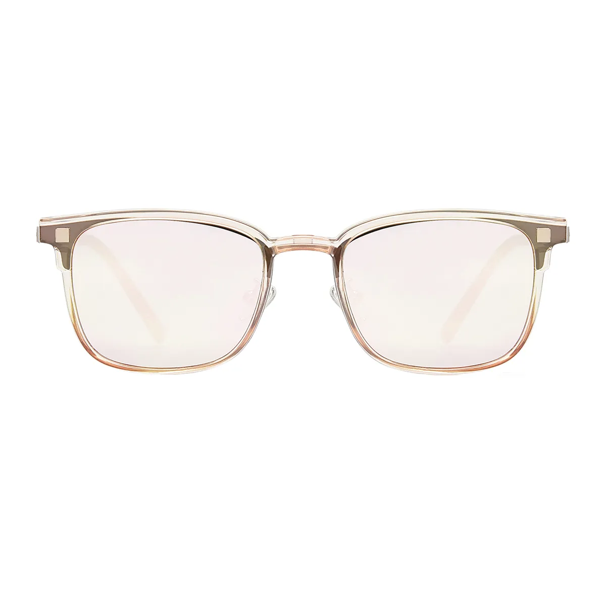 Classic Rectangle Cream  Sunglasses for Women & Men