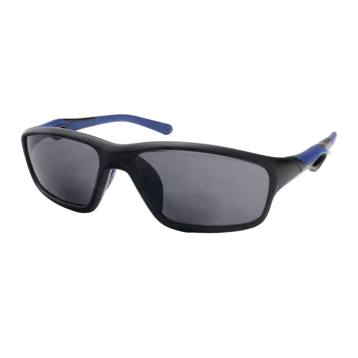Kent - Rectangle Black Sunglasses for Men & Women