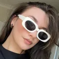 Madeleine - Rectangle Black Sunglasses for Women