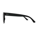 Deirdre - Square Black Sunglasses for Men & Women