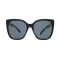 Livia - Square Black Sunglasses for Women