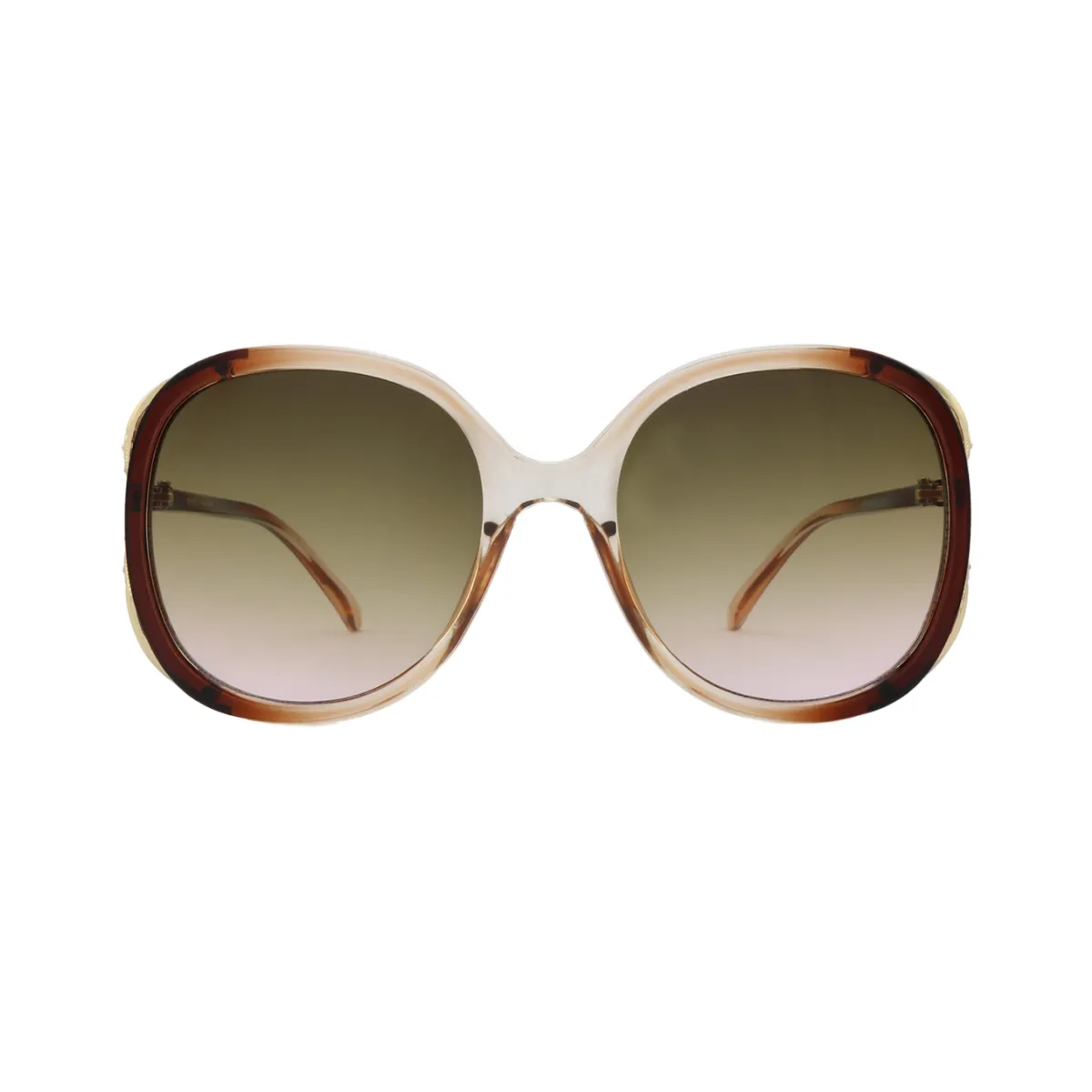 Rosie - Round Gold Sunglasses for Women