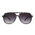 Doreen - Aviator Black Sunglasses for Men & Women