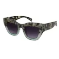 Elspeth - Cat-eye Black Tortoiseshell Sunglasses for Women