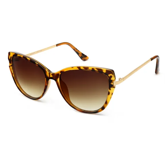 cat-eye demi sunglasses