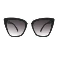 Polly - Cat-eye Black Sunglasses for Women