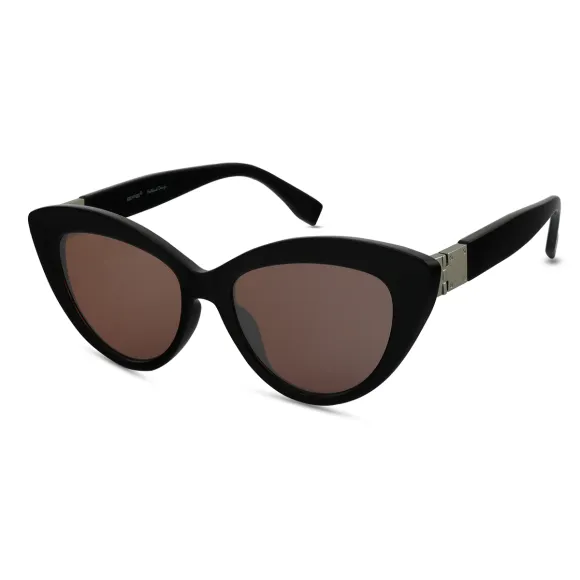 cat-eye black sunglasses