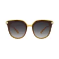 Lucile - Cat-eye Yellow Sunglasses for Women