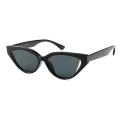 Maisie - Cat-eye Black Sunglasses for Women