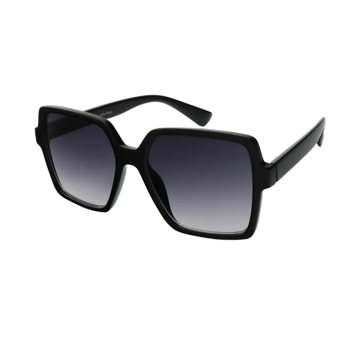 Classic Square Black Sunglasses for Women