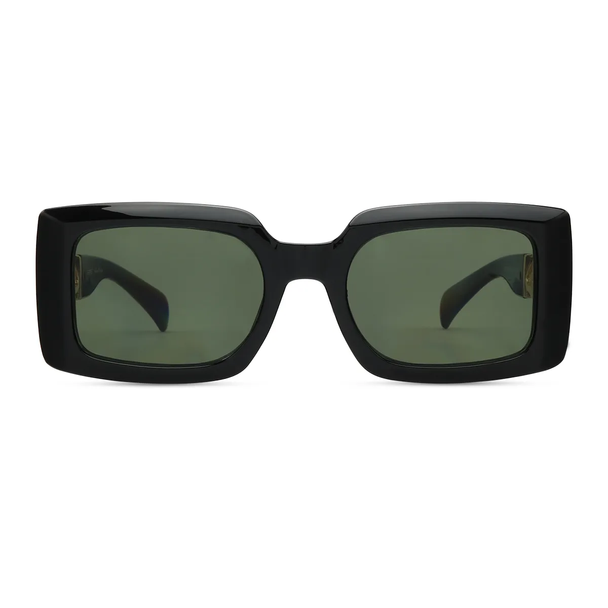 Sylvia - Rectangle Black Sunglasses for Women
