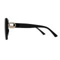 Tess - Square Black Sunglasses for Women