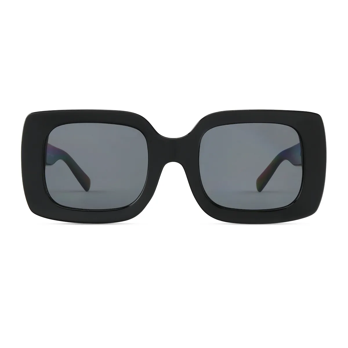 Urania - Square Black Sunglasses for Women