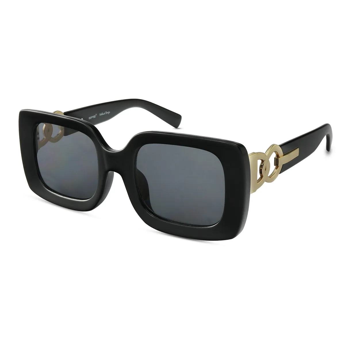 Fashion Square Black Sunglasses for Women