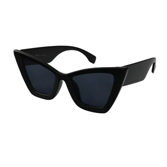 cat-eye black sunglasses