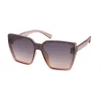 Cara - Square Transparent Grey Sunglasses for Women