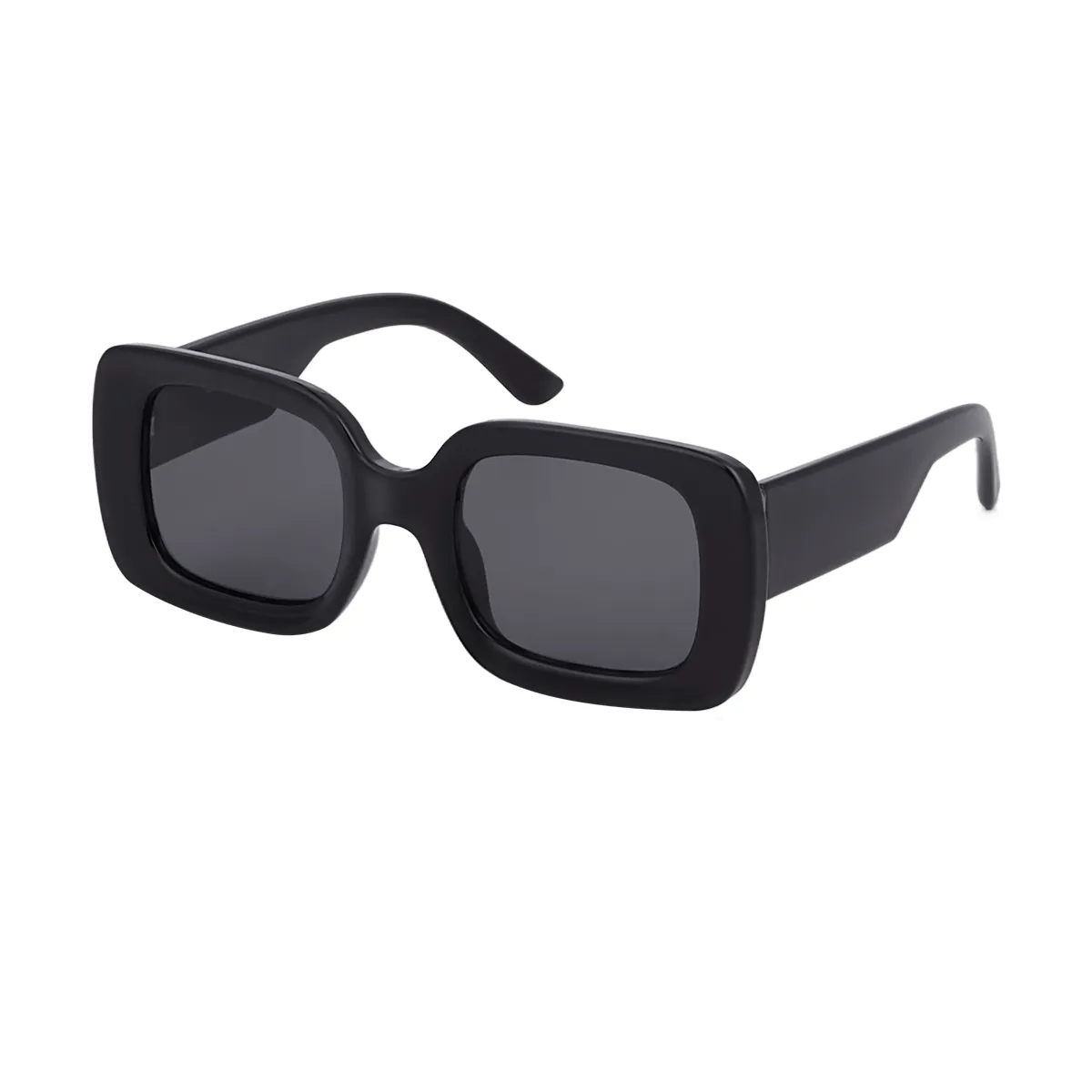 Anastasia - Square Black Sunglasses for Women