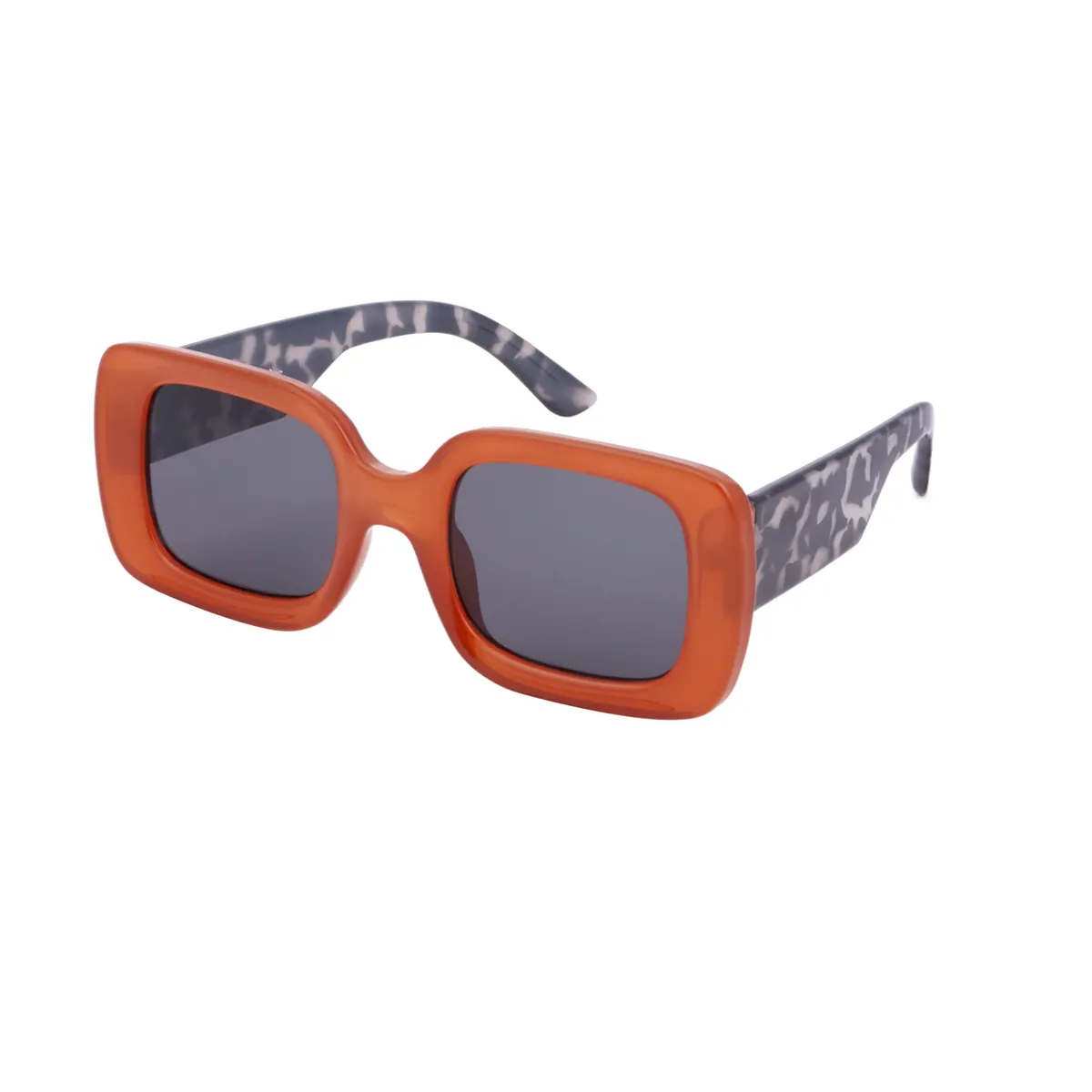 Anastasia - Square Red Sunglasses for Women