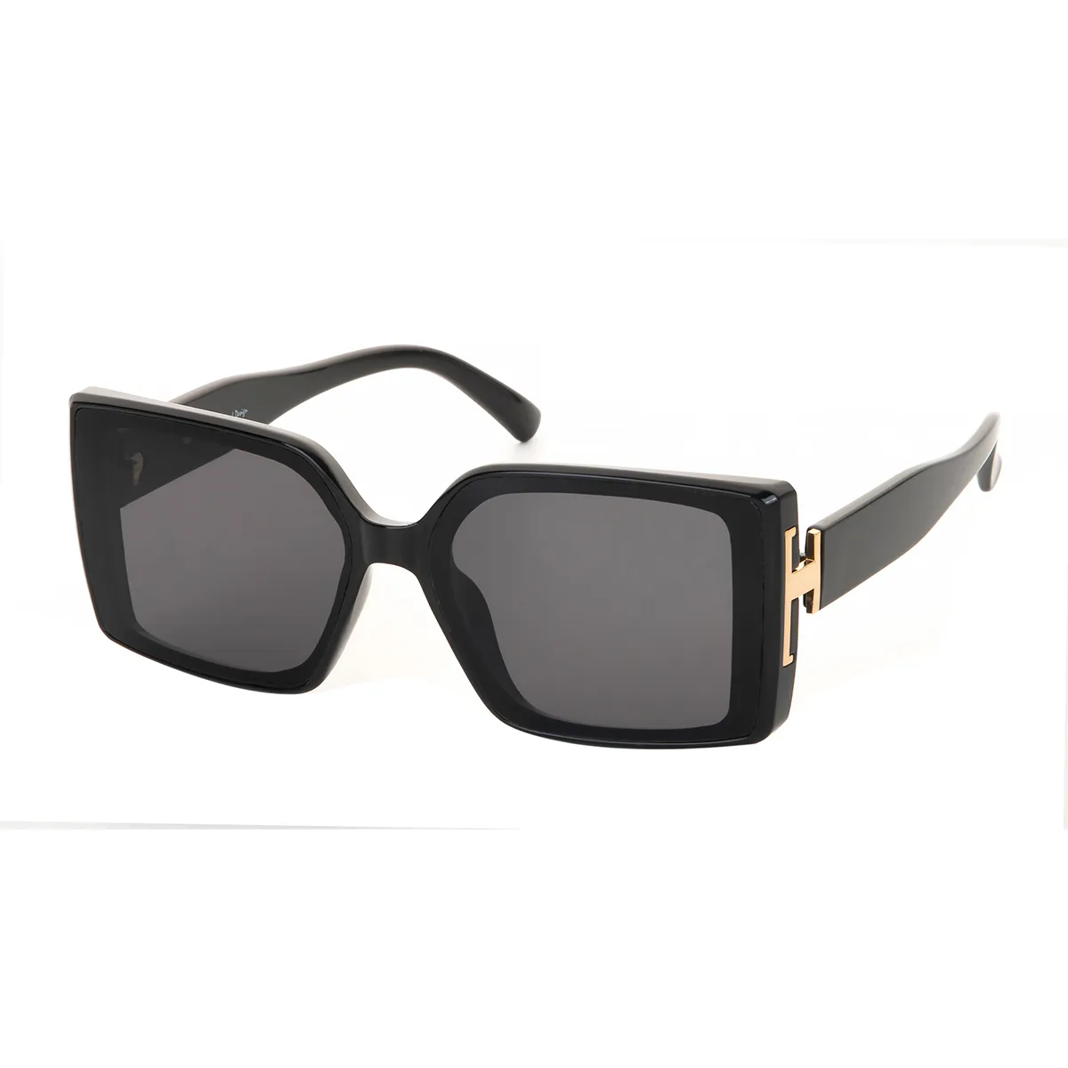 Baro - Square Black Sunglasses for Women