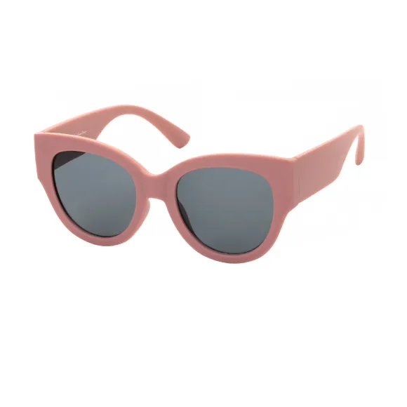 oval pink sunglasses