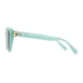 Berry - Cat-eye Blue Sunglasses for Women